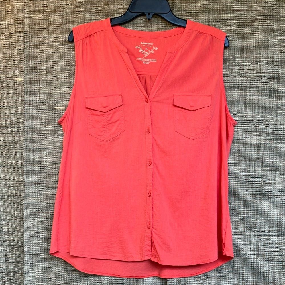 Sonoma orange Blouse Elegant Top